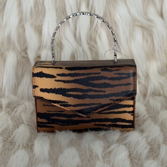 AMINA MUADDI Swarovski cristals tiger prints bag - Picture 2 of 14